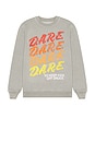 view 5 of 4 D.A.R.E. Logos Crew Sweatshirt in Heather Grey