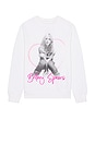 view 1 of 4 Britney Spears Heart Sweatshirt in White