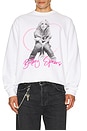 view 3 of 4 Britney Spears Heart Sweatshirt in White
