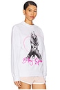 view 2 of 4 Britney Spears Heart Sweatshirt in White