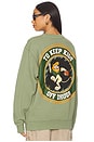 view 1 of 4 D.A.R.E. Baseball Sweatshirt in Green