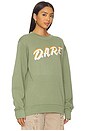 view 3 of 4 D.A.R.E. Baseball Sweatshirt in Green