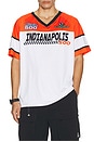 view 3 of 4 Indianapolis 500 Jersey in Red & White