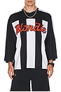 view 3 of 4 Blondie Stripe Jersey in Black & White