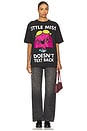 view 4 of 4 Little Miss Doesn't Text Back Tee in Black