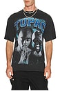 view 3 of 4 Tupac Collage Tee in Black
