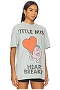 view 2 of 4 Little Miss Heartbreaker Tee in Grey