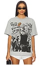 view 1 of 4 Rolling Stones Rock N Roll Tee in Grey