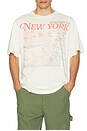 view 3 of 4 T-SHIRT WELCOME TO NEW YORK in Cream