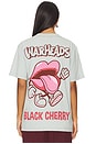 view 3 of 4 Warheads Black Cherry Tee in Grey