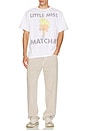 view 4 of 4 Little Miss Matcha Tee in White