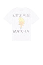 view 1 of 4 Little Miss Matcha Tee in White