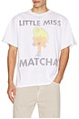 view 3 of 4 Little Miss Matcha Tee in White