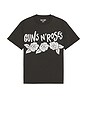 view 4 of 4 Guns N' Roses Roses Tee in Black Pigment