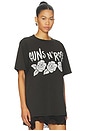 view 2 of 4 Guns N' Roses Roses Tee in Black Pigment