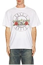 view 2 of 4 Guns N' Roses Wings Tee in White