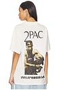 view 1 of 4 Tupac Smoke Tee in Cream Pigment