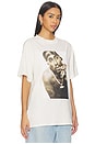 view 2 of 4 Tupac Smoke Tee in Cream Pigment