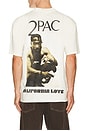 view 1 of 4 Tupac Smoke Tee in Cream Pigment