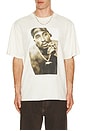 view 2 of 4 Tupac Smoke Tee in Cream Pigment