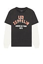 view 5 of 4 Led Zeppelin American Tour Layered Tee in Black