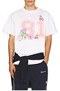 view 1 of 4 Little Miss Cherries Tee in White