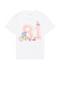 view 5 of 4 Little Miss Cherries Tee in White