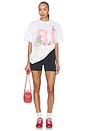 view 5 of 4 Little Miss Cherries Tee in White