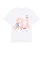 view 5 of 4 T-SHIRT MR in White