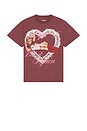 view 5 of 4 Britney Spears Heart Tee in Dark Mauve