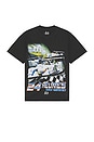 view 1 of 4 24 Heures Du Mans Race Boxy Tee in Black Pigment