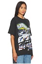 view 2 of 4 24 Heures Du Mans Race Boxy Tee in Black Pigment