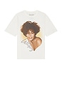 view 1 of 4 Whitney Houston Portrait Boxy Tee in Cream Pigment