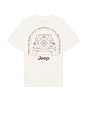 view 1 of 5 Jeep Road Less Traveled Boxy Tee in Cream Pigment