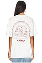 view 4 of 5 T-SHIRT BOXY JEEO ROAD LESS TRAVELED in Cream Pigment