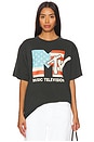 view 1 of 4 MTV U.S.A. Boxy Tee in Black Pigment