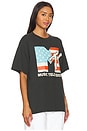 view 2 of 4 MTV U.S.A. Boxy Tee in Black Pigment