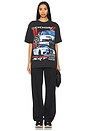view 4 of 4 Dodge Rule Of The Road Boxy Tee in Black Pigment