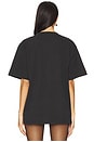 view 3 of 4 D.A.R.E. FIRE ボクシーTシャツ in Black Pigment