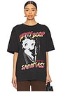 view 1 of 4 Betty Boop Savage Sass Tour Boxy Tee in Black Pigment
