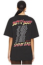 view 3 of 4 Betty Boop Savage Sass Tour Boxy Tee in Black Pigment
