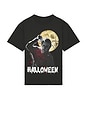 view 1 of 4 HALLOWEEN MOON ボクシーTシャツ in Black Pigment