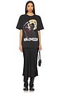 view 4 of 4 Halloween Moon Boxy Tee in Black Pigment