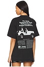 view 1 of 4 CAMISETA BOXY JEEP in Black Pigment