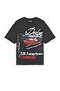 view 1 of 6 Dodge All American Classic Oversized Tee in Black Pigment