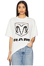 view 1 of 4 Ram Logo Boxy Tee in Natural