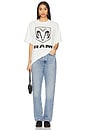 view 4 of 4 Ram Logo Boxy Tee in Natural