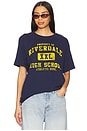 view 1 of 4 Archie Riverdale High School Boxy Tee in Navy