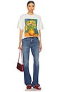 view 5 of 5 Sunflowers Boxy Tee in Natural