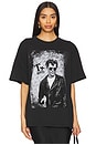 view 1 of 4 Grease T-birds Boxy Tee in Black Pigment